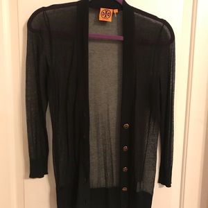 Tory Burch sheer sweater!